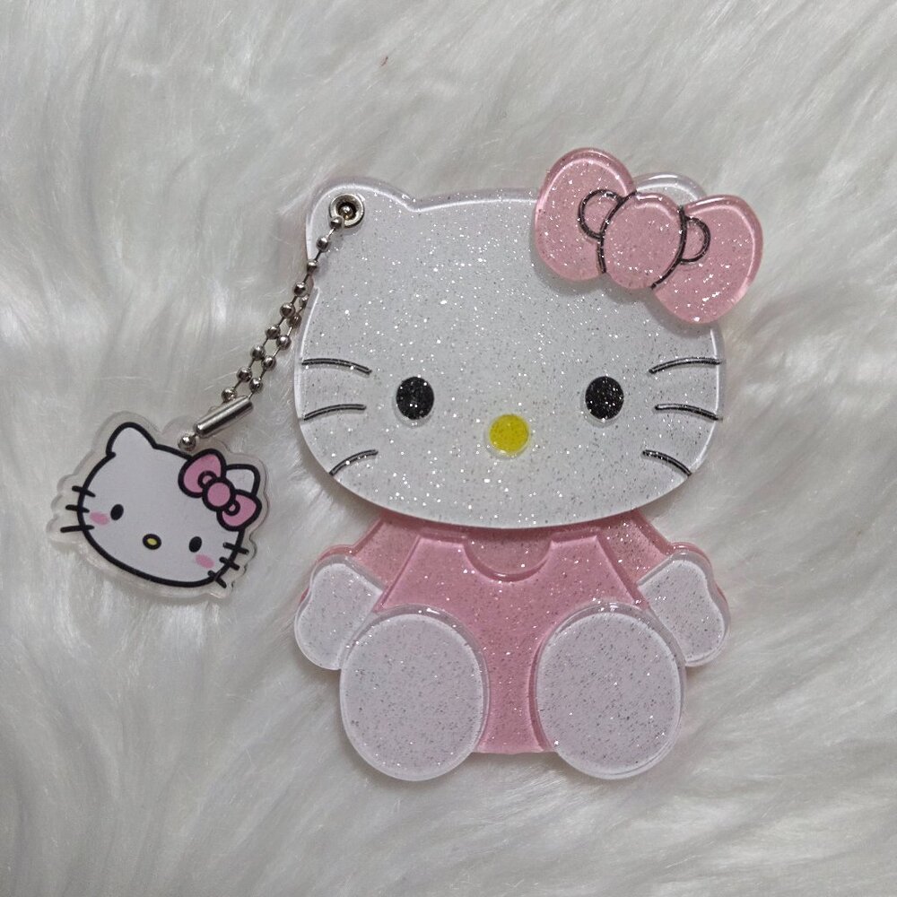 Hello Kitty Sliding Mirror Keychain